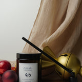 Charola y apagavelas negro